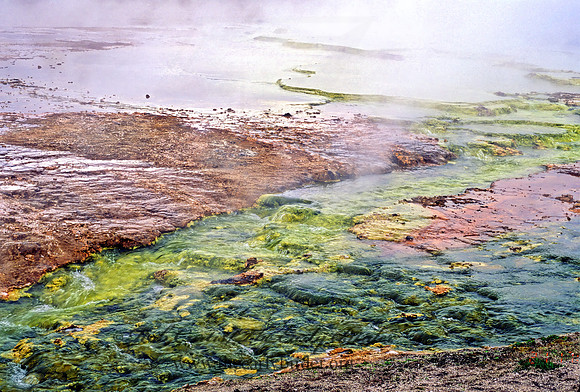 COLORED ROCKS IN HOT SPRING   133505z