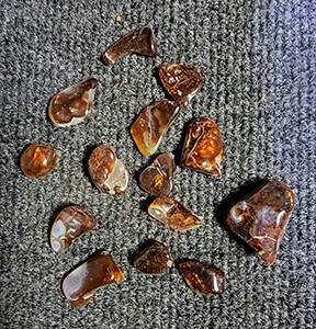 Fire Agate  TUMBLED 2001922