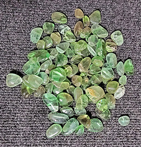 Green Fluorite  TUMBLED 2001908