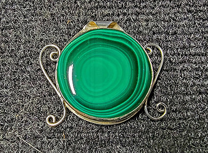 Malachite  SILVER PENDANT 2001886