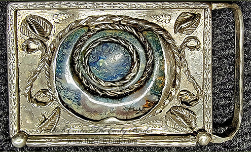 silver  AGATE BUCKLE 2001841