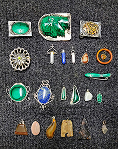 silver  MOUNTED STONES 2001873